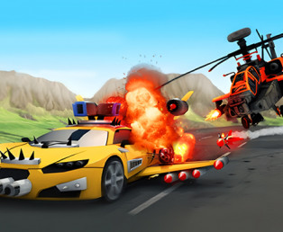 Chaos Road Combat Car Racing