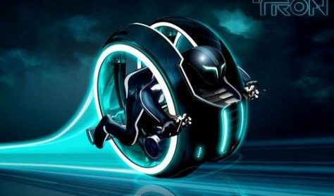 Cyber Tron biker