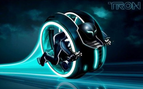 Cyber Tron biker