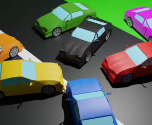 Low Poly Smash Cars