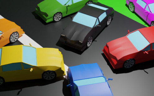 Low Poly Smash Cars