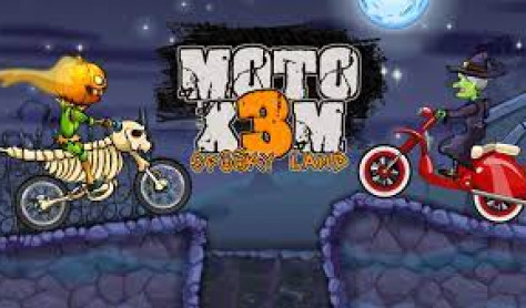 Moto X3M Spooky Land