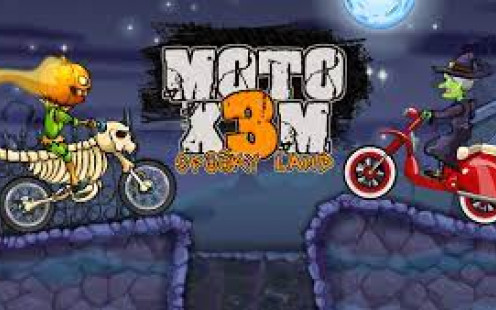 Moto X3M Spooky Land