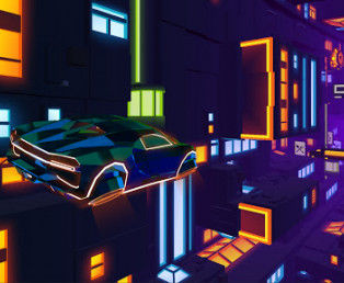 Neon Flytron: Cyberpunk Racer