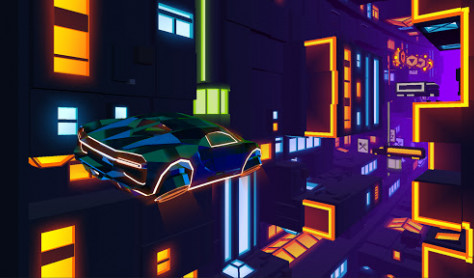 Neon Flytron: Cyberpunk Racer